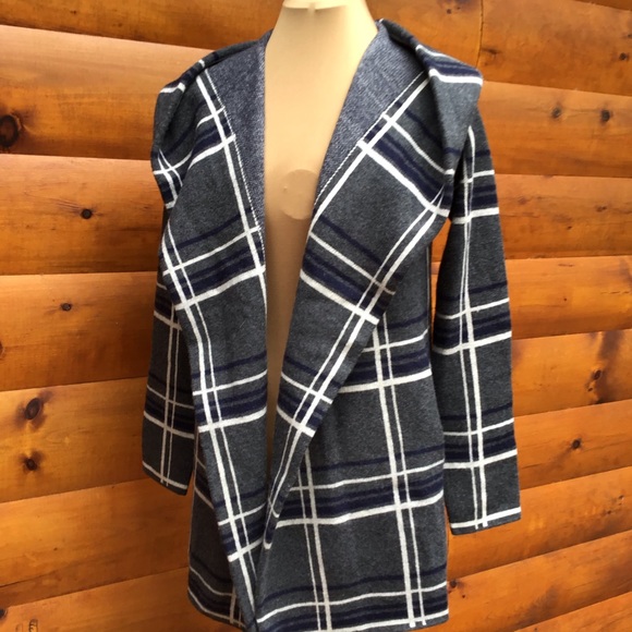 Field Flower Hooded Wool Sweater Coat - Picture 2 of 6